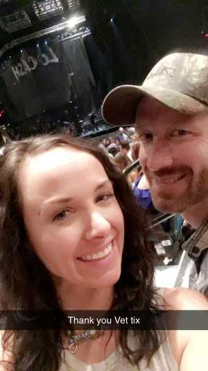 Hilary attended Chris Young: Raised on Country Tour on Aug 17th 2019 via VetTix 