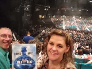 Kris attended Chris Young: Raised on Country Tour on Aug 17th 2019 via VetTix 