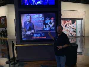 Lorenzo attended Chris Young: Raised on Country Tour on Aug 17th 2019 via VetTix 