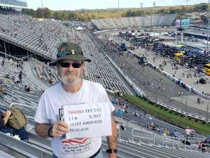 Spider attended Fall First Data 500 - Monster Energy NASCAR Cup Series on Oct 27th 2019 via VetTix 