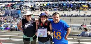 Mary attended Fall First Data 500 - Monster Energy NASCAR Cup Series on Oct 27th 2019 via VetTix 
