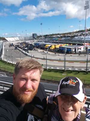 Joseph attended Fall First Data 500 - Monster Energy NASCAR Cup Series on Oct 27th 2019 via VetTix 