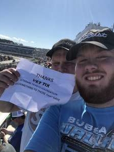 Kevin attended Fall First Data 500 - Monster Energy NASCAR Cup Series on Oct 27th 2019 via VetTix 