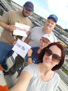 steve attended Fall First Data 500 - Monster Energy NASCAR Cup Series on Oct 27th 2019 via VetTix 
