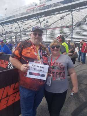 Eric attended Fall First Data 500 - Monster Energy NASCAR Cup Series on Oct 27th 2019 via VetTix 