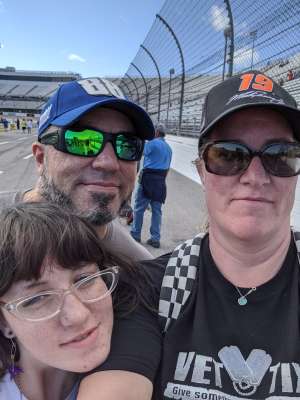 Michele attended Fall First Data 500 - Monster Energy NASCAR Cup Series on Oct 27th 2019 via VetTix 