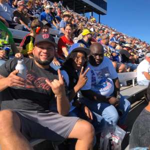 Ernie attended Fall First Data 500 - Monster Energy NASCAR Cup Series on Oct 27th 2019 via VetTix 
