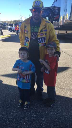 Zachary attended Fall First Data 500 - Monster Energy NASCAR Cup Series on Oct 27th 2019 via VetTix 