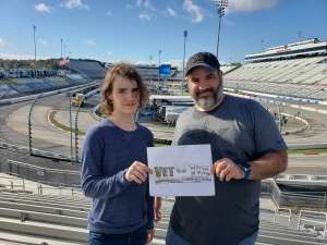 Daniel  attended Fall First Data 500 - Monster Energy NASCAR Cup Series on Oct 27th 2019 via VetTix 