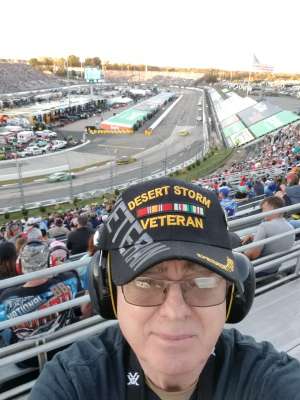 Christopher attended Fall First Data 500 - Monster Energy NASCAR Cup Series on Oct 27th 2019 via VetTix 