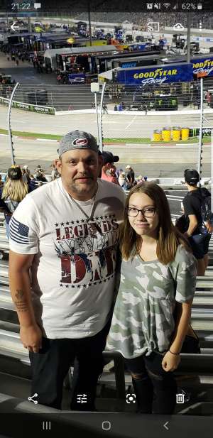 nathan attended Fall First Data 500 - Monster Energy NASCAR Cup Series on Oct 27th 2019 via VetTix 