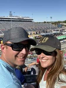 Lindsay attended Fall First Data 500 - Monster Energy NASCAR Cup Series on Oct 27th 2019 via VetTix 