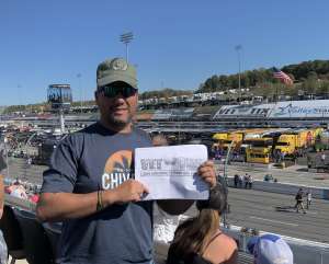 Roberto attended Fall First Data 500 - Monster Energy NASCAR Cup Series on Oct 27th 2019 via VetTix 