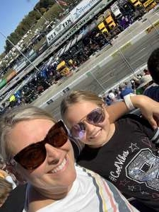 Jen & CJ attended Fall First Data 500 - Monster Energy NASCAR Cup Series on Oct 27th 2019 via VetTix 