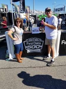 Jay attended Fall First Data 500 - Monster Energy NASCAR Cup Series on Oct 27th 2019 via VetTix 