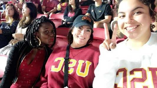 Tracy attended USC Trojans vs. Stanford Cardinal - NCAA Football on Sep 7th 2019 via VetTix 