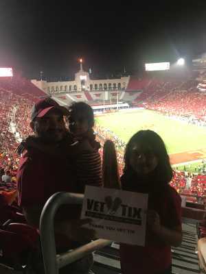 Carlos attended USC Trojans vs. Stanford Cardinal - NCAA Football on Sep 7th 2019 via VetTix 