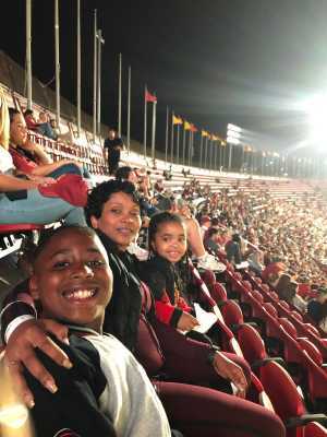 Ebony attended USC Trojans vs. Stanford Cardinal - NCAA Football on Sep 7th 2019 via VetTix 