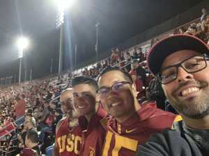 Raymond attended USC Trojans vs. Stanford Cardinal - NCAA Football on Sep 7th 2019 via VetTix 