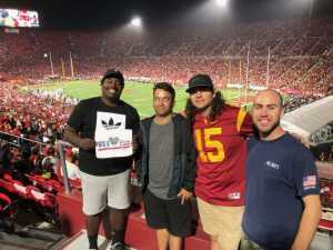 James D Redding attended USC Trojans vs. Stanford Cardinal - NCAA Football on Sep 7th 2019 via VetTix 