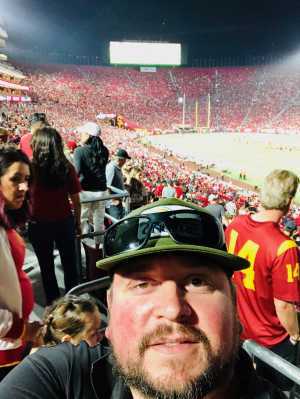 Nicholas attended USC Trojans vs. Stanford Cardinal - NCAA Football on Sep 7th 2019 via VetTix 