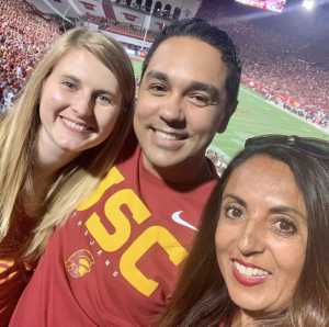 Ana attended USC Trojans vs. Stanford Cardinal - NCAA Football on Sep 7th 2019 via VetTix 