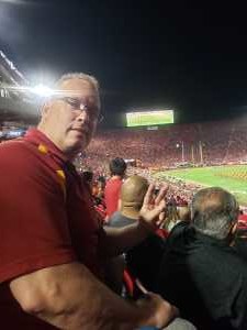 Robert attended USC Trojans vs. Stanford Cardinal - NCAA Football on Sep 7th 2019 via VetTix 