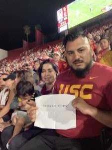 martin attended USC Trojans vs. Stanford Cardinal - NCAA Football on Sep 7th 2019 via VetTix 