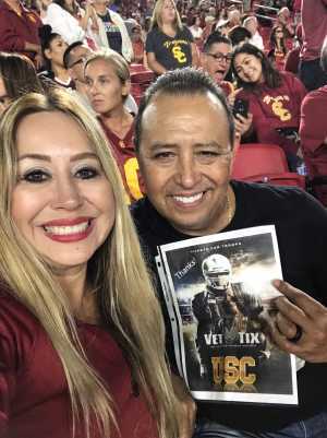 Alfonso attended USC Trojans vs. Stanford Cardinal - NCAA Football on Sep 7th 2019 via VetTix 