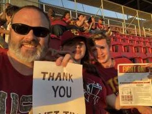 Jeffery attended USC Trojans vs. Stanford Cardinal - NCAA Football on Sep 7th 2019 via VetTix 