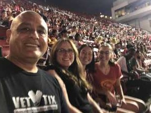 Julio Gavidia  attended USC Trojans vs. Stanford Cardinal - NCAA Football on Sep 7th 2019 via VetTix 