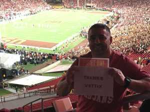 Alf attended USC Trojans vs. Stanford Cardinal - NCAA Football on Sep 7th 2019 via VetTix 