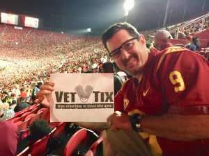 David attended USC Trojans vs. Stanford Cardinal - NCAA Football on Sep 7th 2019 via VetTix 