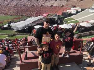 Trevor attended USC Trojans vs. Stanford Cardinal - NCAA Football on Sep 7th 2019 via VetTix 