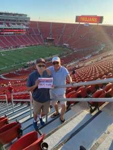 Randy attended USC Trojans vs. Stanford Cardinal - NCAA Football on Sep 7th 2019 via VetTix 