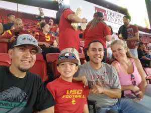 Miguel attended USC Trojans vs. Stanford Cardinal - NCAA Football on Sep 7th 2019 via VetTix 