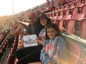 ANGEL attended USC Trojans vs. Stanford Cardinal - NCAA Football on Sep 7th 2019 via VetTix 