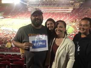 Eric attended USC Trojans vs. Stanford Cardinal - NCAA Football on Sep 7th 2019 via VetTix 
