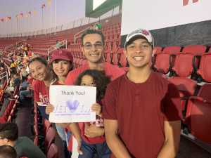 Eduardo attended USC Trojans vs. Stanford Cardinal - NCAA Football on Sep 7th 2019 via VetTix 