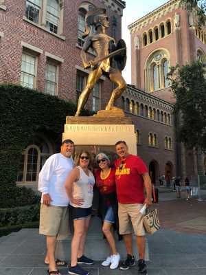 Frederick attended USC Trojans vs. Stanford Cardinal - NCAA Football on Sep 7th 2019 via VetTix 
