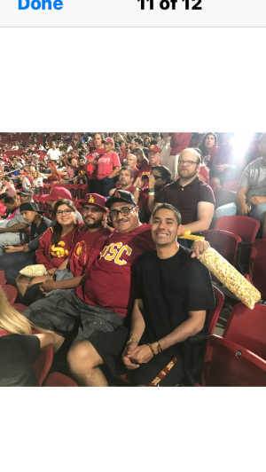 Antonio attended USC Trojans vs. Stanford Cardinal - NCAA Football on Sep 7th 2019 via VetTix 