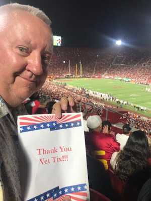 Leo attended USC Trojans vs. Stanford Cardinal - NCAA Football on Sep 7th 2019 via VetTix 