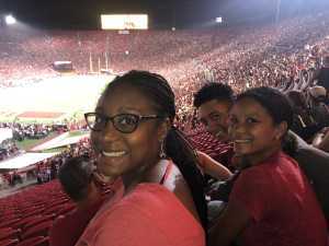 Stacy attended USC Trojans vs. Stanford Cardinal - NCAA Football on Sep 7th 2019 via VetTix 