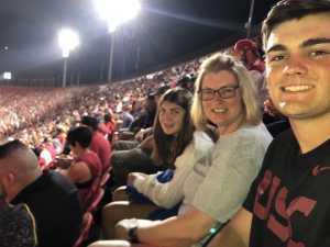 Andrea attended USC Trojans vs. Stanford Cardinal - NCAA Football on Sep 7th 2019 via VetTix 