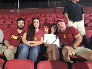 Barry attended USC Trojans vs. Stanford Cardinal - NCAA Football on Sep 7th 2019 via VetTix 