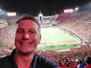Sean attended USC Trojans vs. Stanford Cardinal - NCAA Football on Sep 7th 2019 via VetTix 