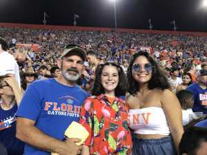 Dayne attended University of Florida Gators Football vs. University of Tennessee-martin - NCAA Football on Sep 7th 2019 via VetTix 