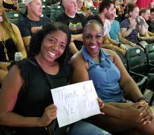 Anitra attended Nelly, Tlc and Flo Rida on Aug 23rd 2019 via VetTix 