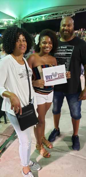 Christopher attended Nelly, Tlc and Flo Rida on Aug 23rd 2019 via VetTix 