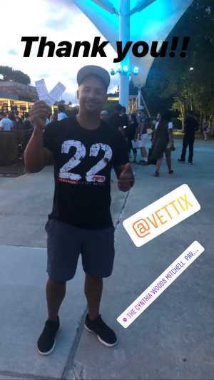 Raul attended Nelly, Tlc and Flo Rida on Aug 23rd 2019 via VetTix 